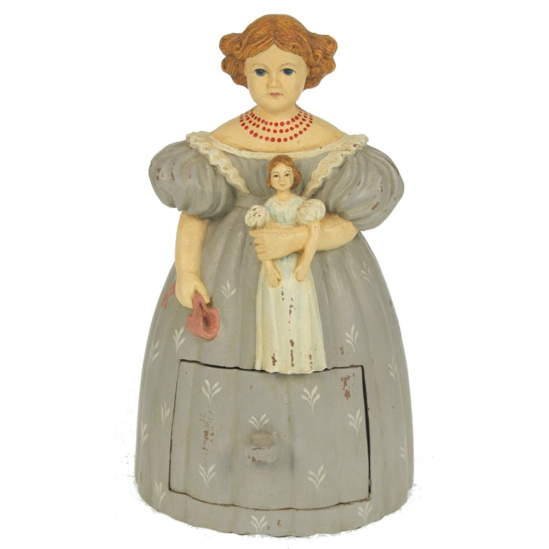 Meisje met popje Ladekastje, 14x11,5x22,5cm