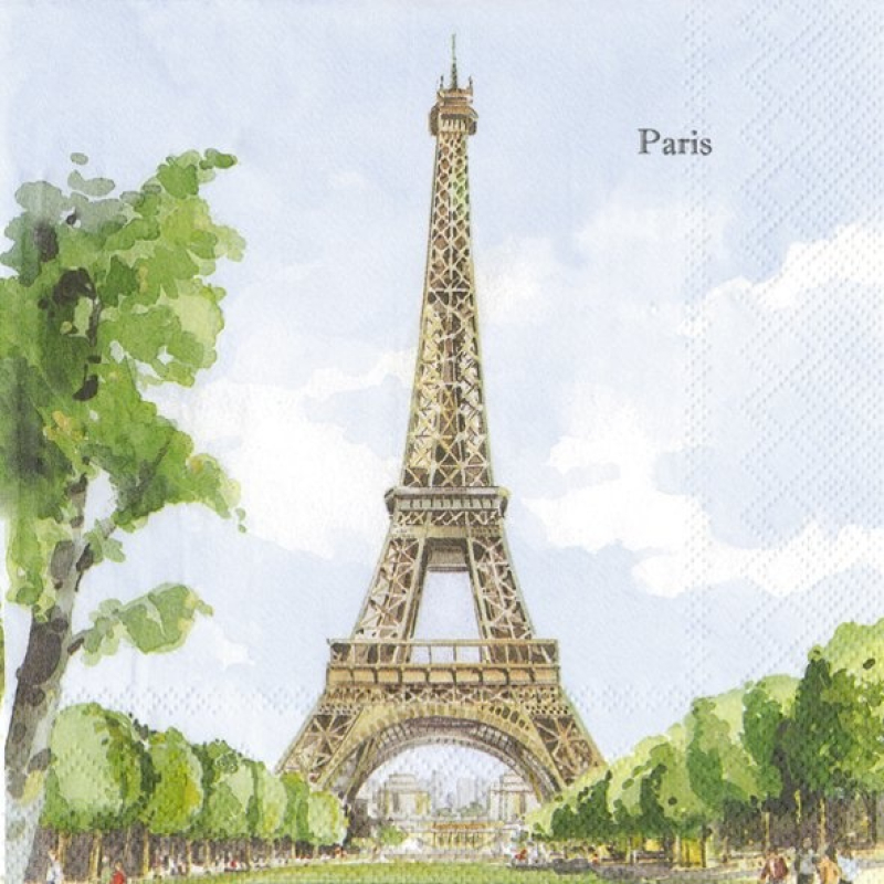 Servetten "Paris" 33x33 cm