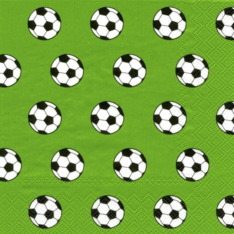 Servetten "Footie" 33x33 cm