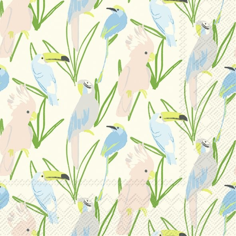 Servetten "Cara Blue/Green" 33x33 cm