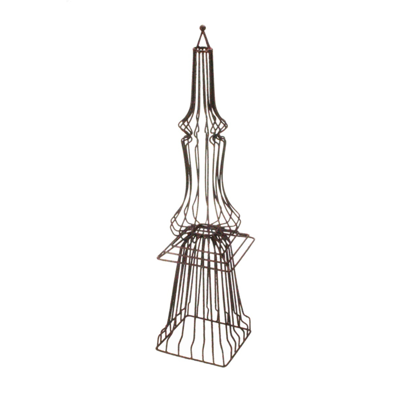 Decoratieve trellis, metaal 12,5x12,5x53cm