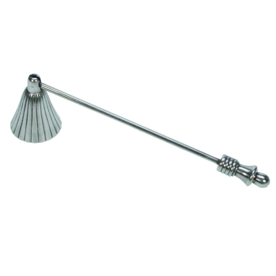 Kaarsendover verzilverd 20x4x5,5cm