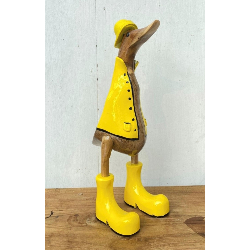 Houten eend Carl L regenjas geel
