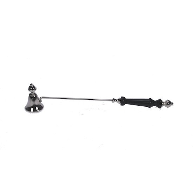 Kaarsendover handvat zwart 4x6x32cm