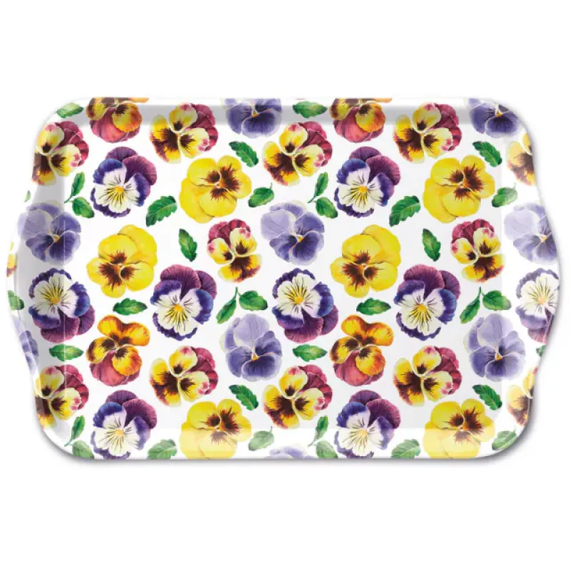 Dienblaadje "Lots of pansies"