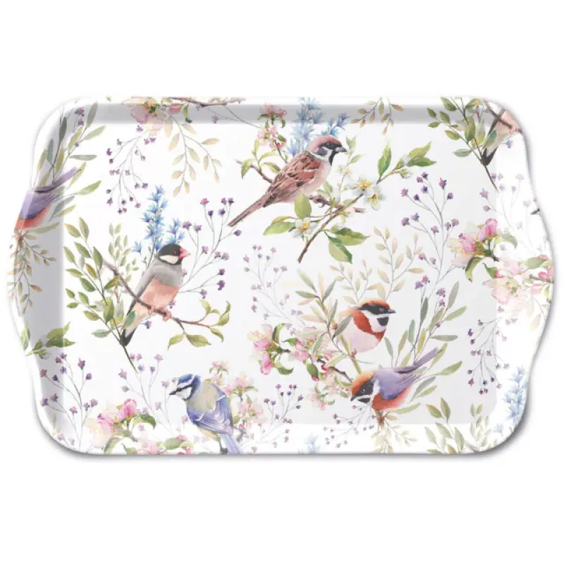 Dienblaadje "Busy birds"