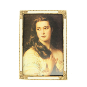 Fotolijstje RH Crème/ant. goud kleur (10x15)16,4x11,3x1,5cm