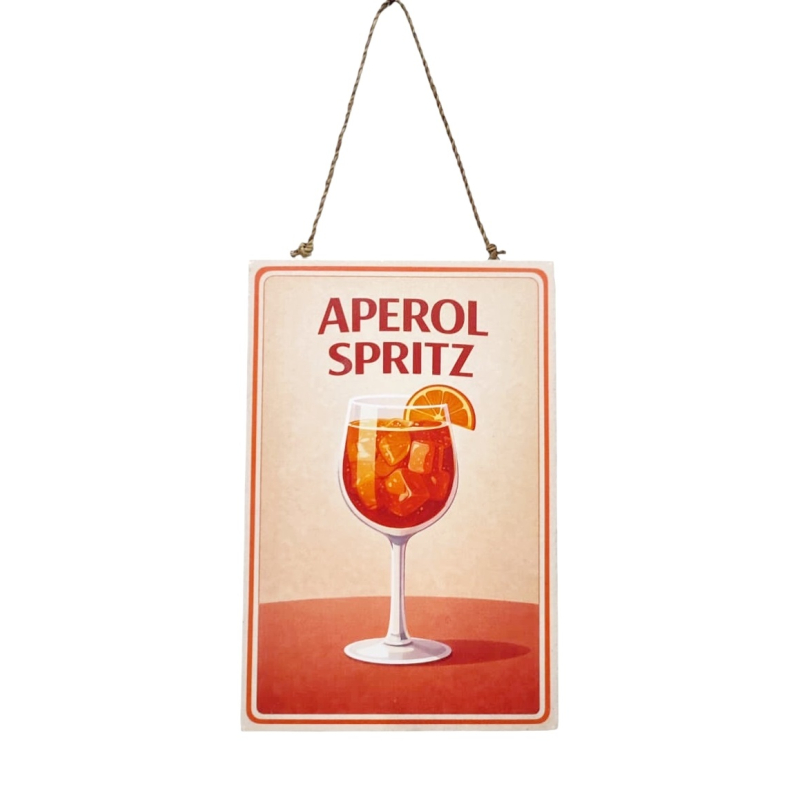 Tekstbord Harmen Aperol Spritz 20 x 30 cm