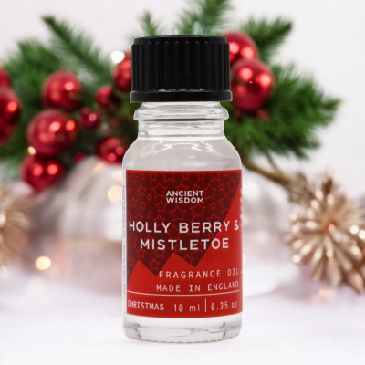 Huis Parfum/Geur Olie - 10ml - Holly Berry & Mistletoe