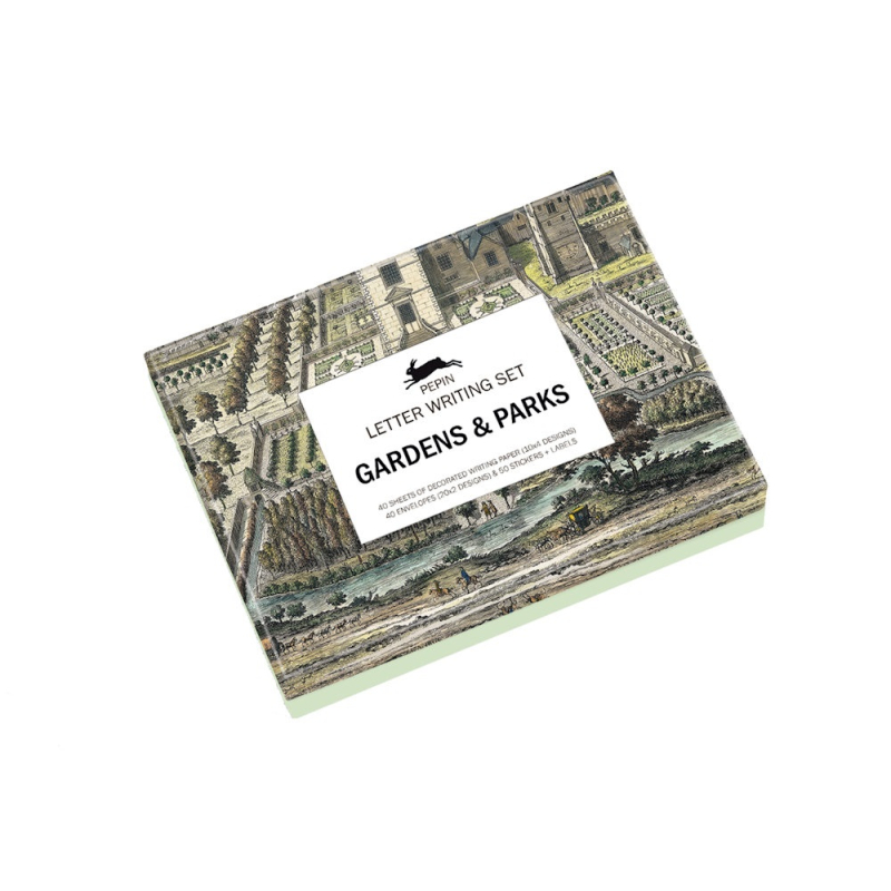 Schrijfpapier in box Gardens&Parks 23x17x5,2cm