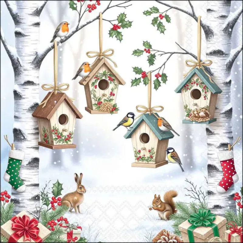 Servetten "Enchanted forest" 33x33 cm