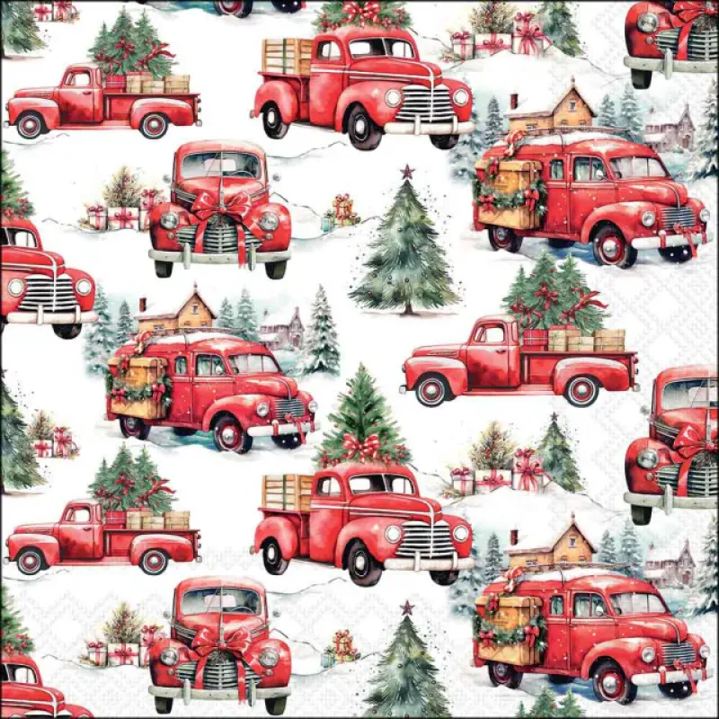Servetten "Truck" 33x33 cm