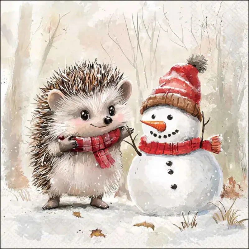 Servetten "Spike and Frosty" 33x33 cm