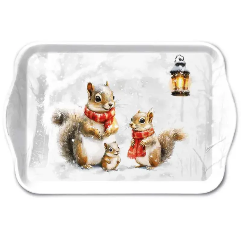 Dienblaadje "Squirrel family"