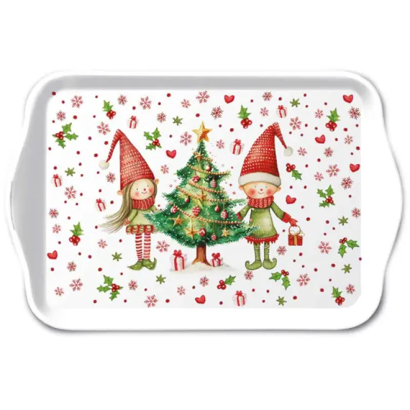 Dienblaadje "Elves by the tree"