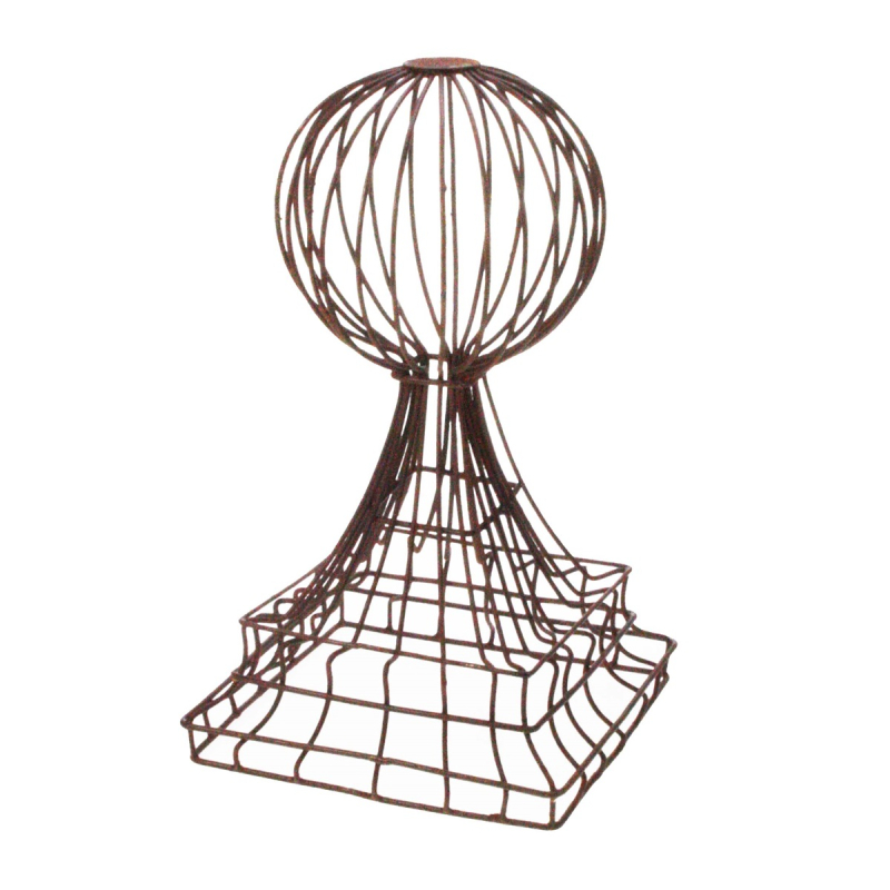 Decoratieve trellis, metaal 17,5x17,5x30cm