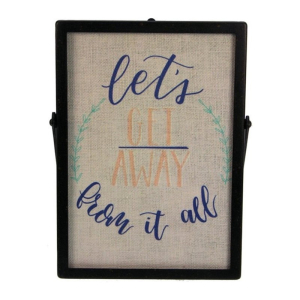 Fotolijstje zwart metaal (12,6x17,7cm) 13,8x18,5cm