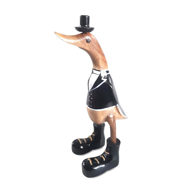 Houten eend Larry S bruidegom