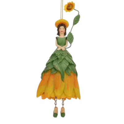 Bloemenmeisje hangend "Zonnebloem"