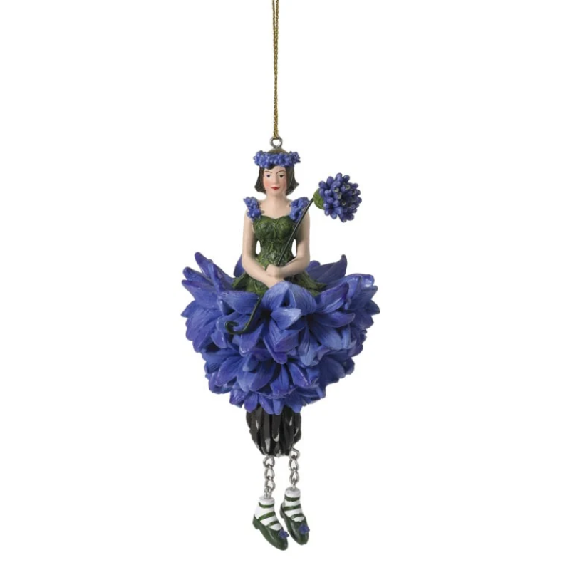 Bloemenmeisje hangend "Korenbloem"