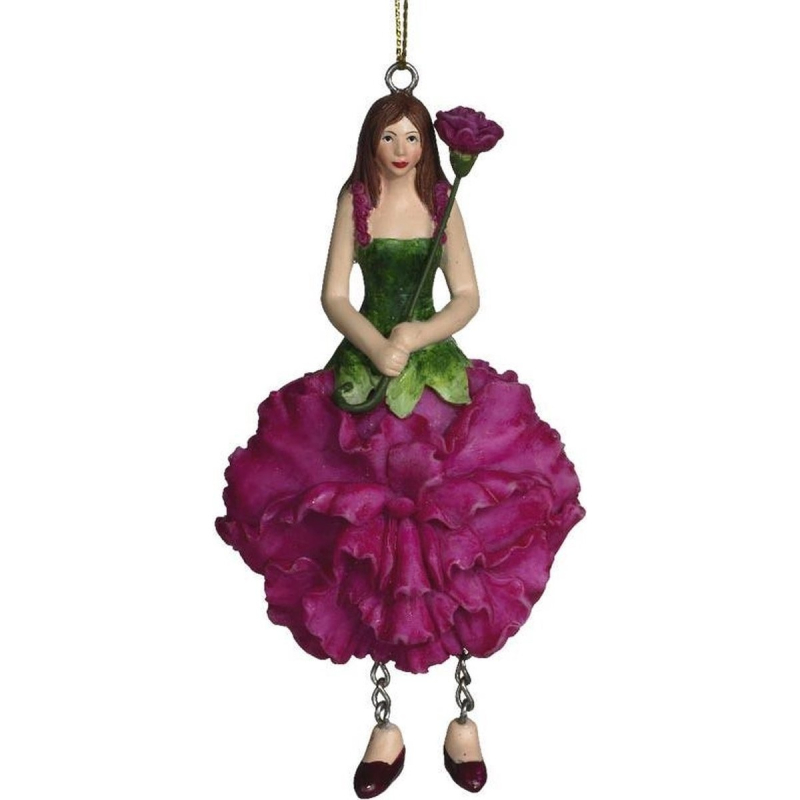 Bloemenmeisje hangend "Anjer"