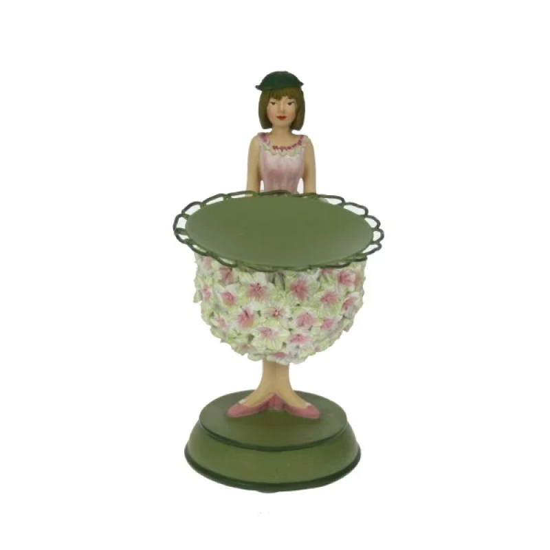 Bloemenmeisje kaarsenhouder "Hortensia"