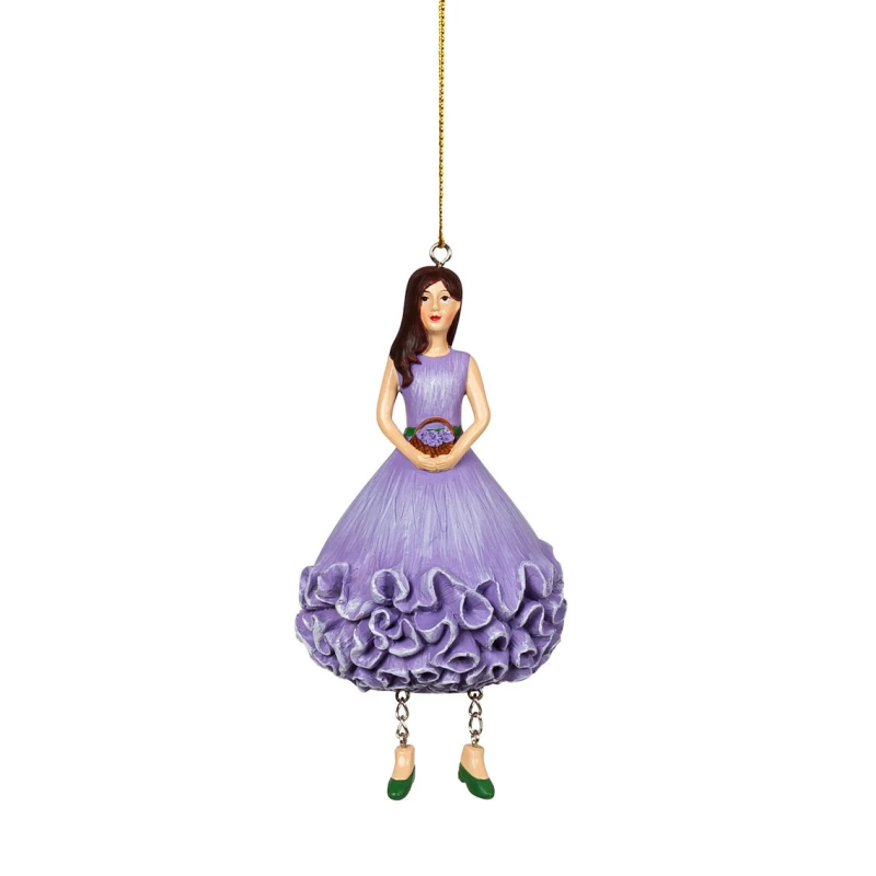 Bloemenmeisje hangend "Duifkruid"