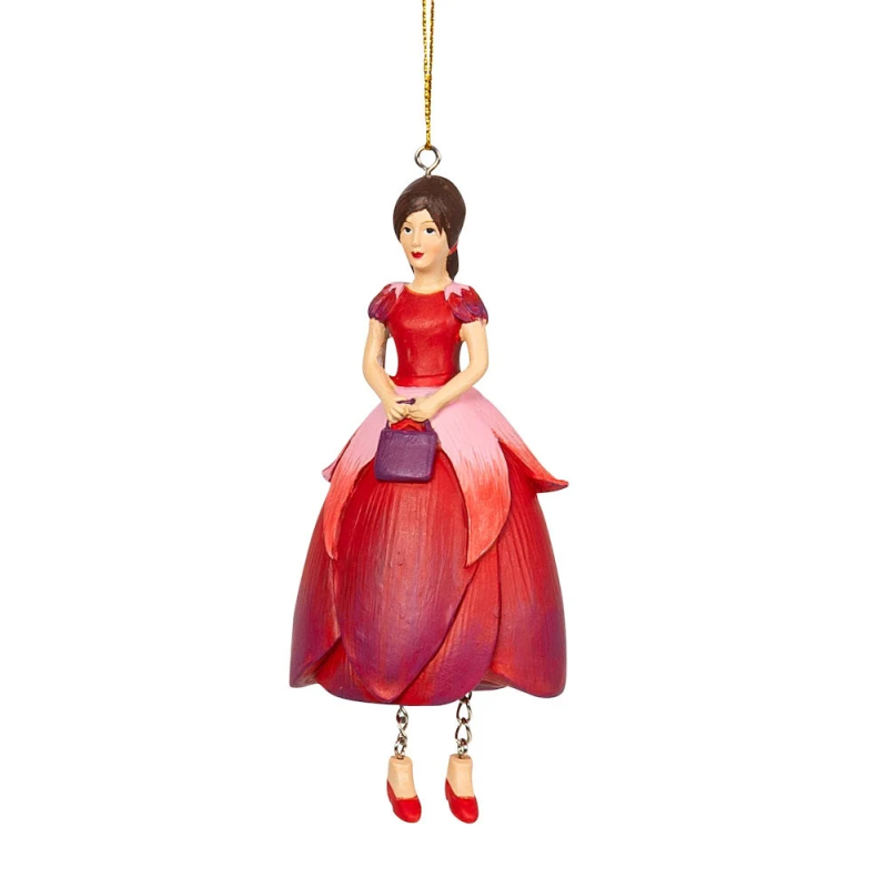 Bloemenmeisje hangend "Fuchsia"