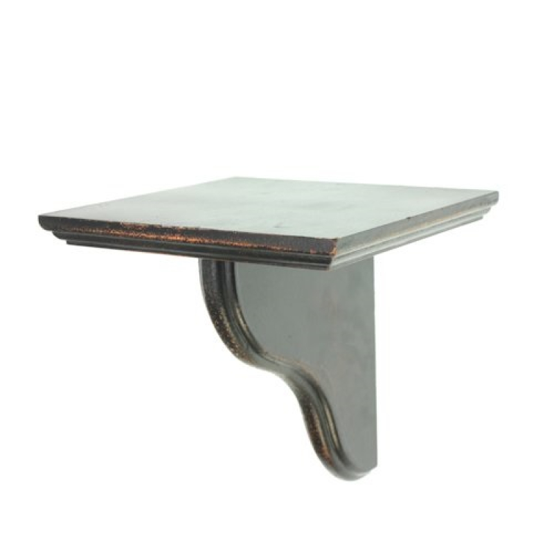 Console hout zwart 20x19x20cm