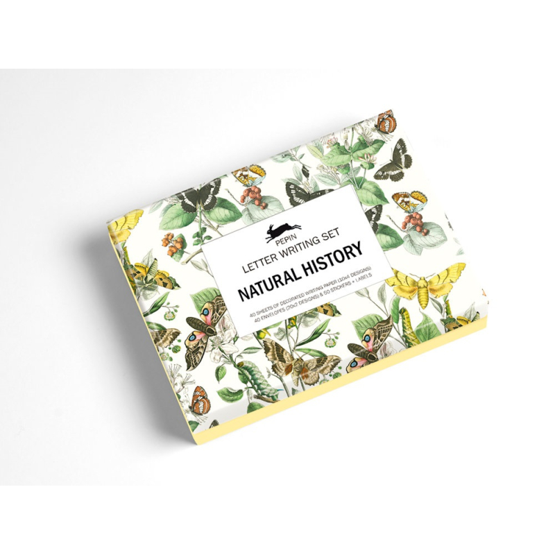 Schrijfpapier in box Natural History 23x17x5,2cm