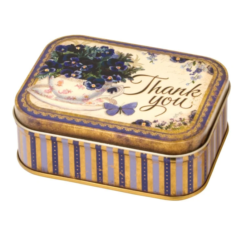 Blikje Thank You 11x8x4cm