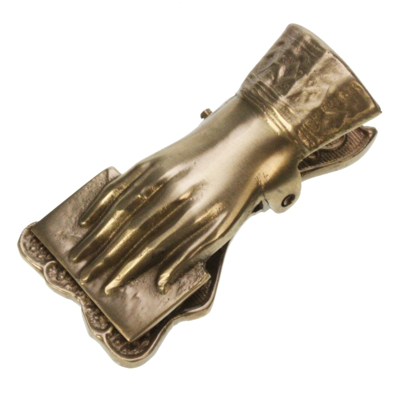 Handclip met brief 5,5x4x11cm