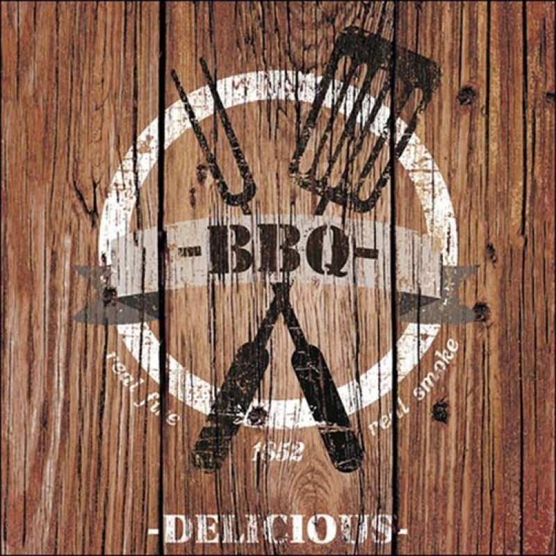 Servetten "Barbecue Time" 33x33 cm