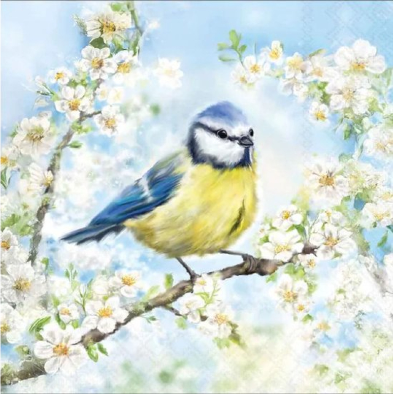 Servetten "Blossom time" 33x33 cm