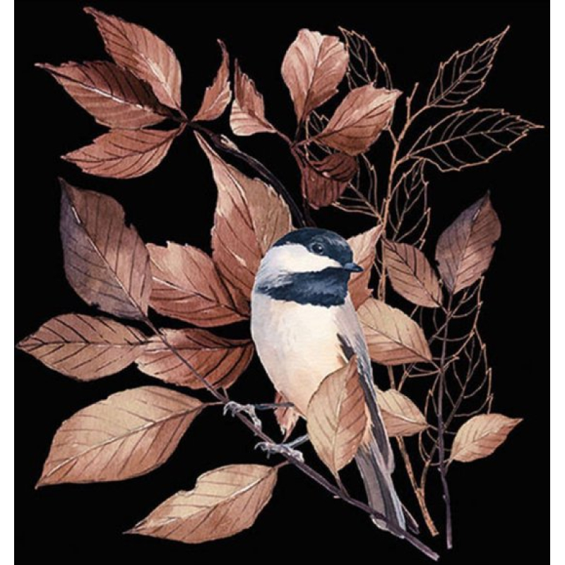 Servetten "Lovely chickadee" 33x33 cm
