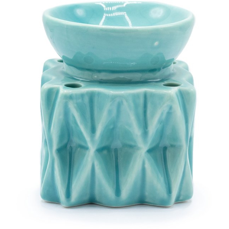 Oliebrander Geometrisch - Blauw