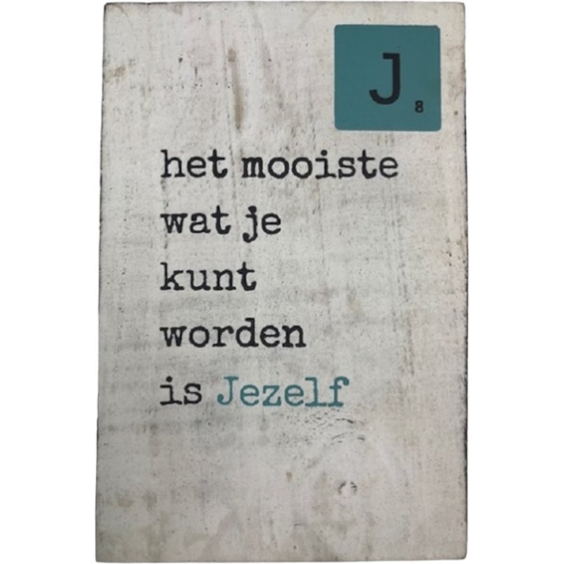 Tekstblok J "Jezelf"