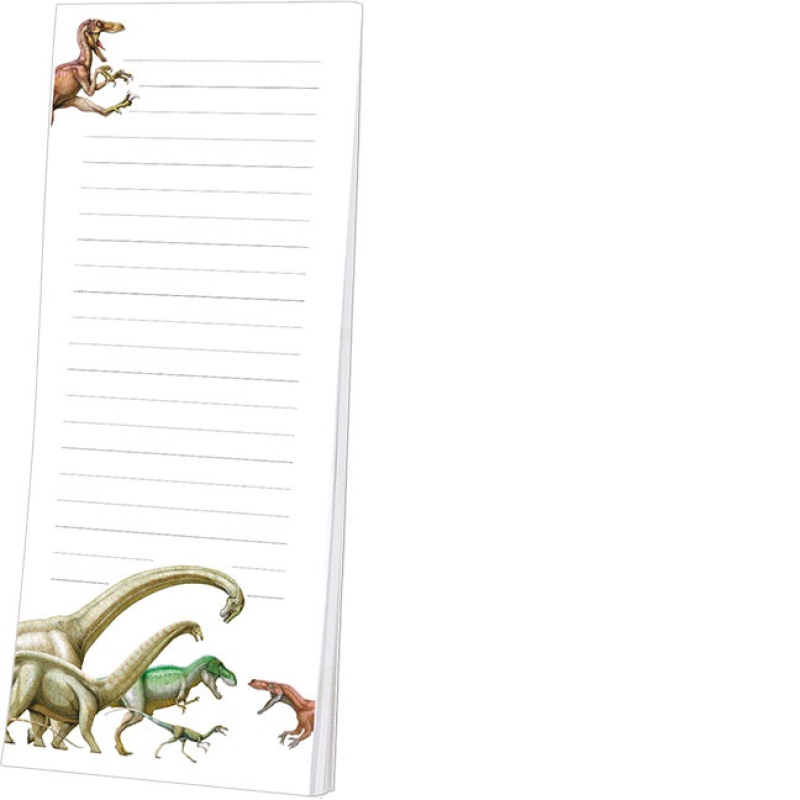 Notitieblok magneet Dinosaurus 10x24cm