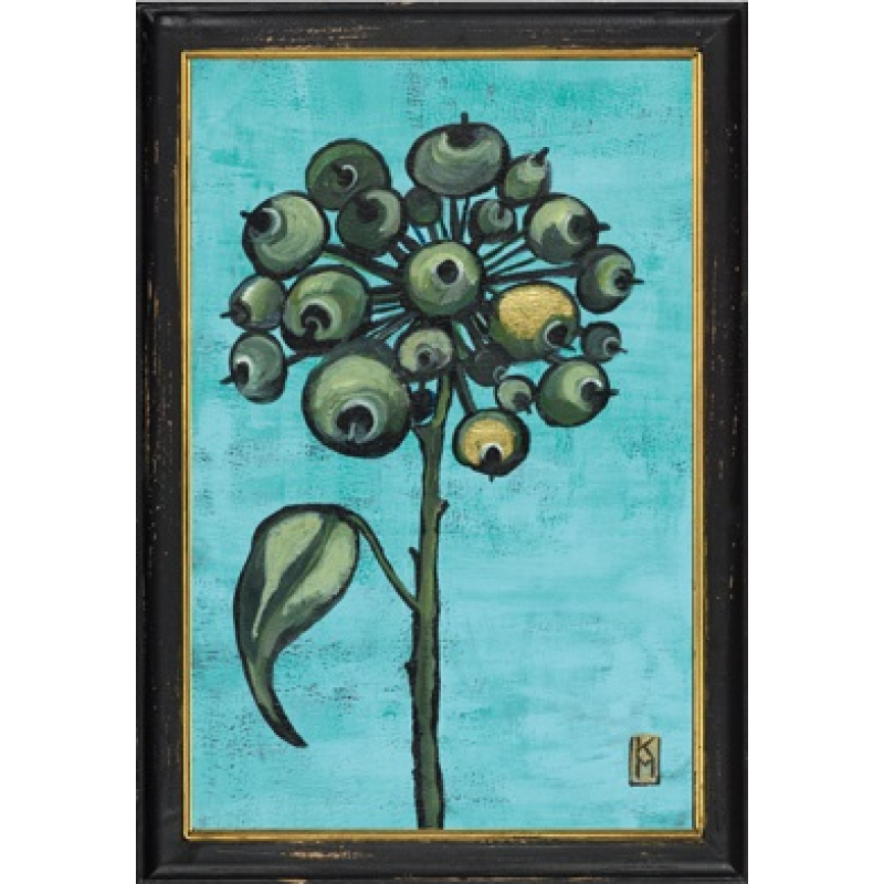 Lijstje hout zwart Hedera, 34x23,5cm