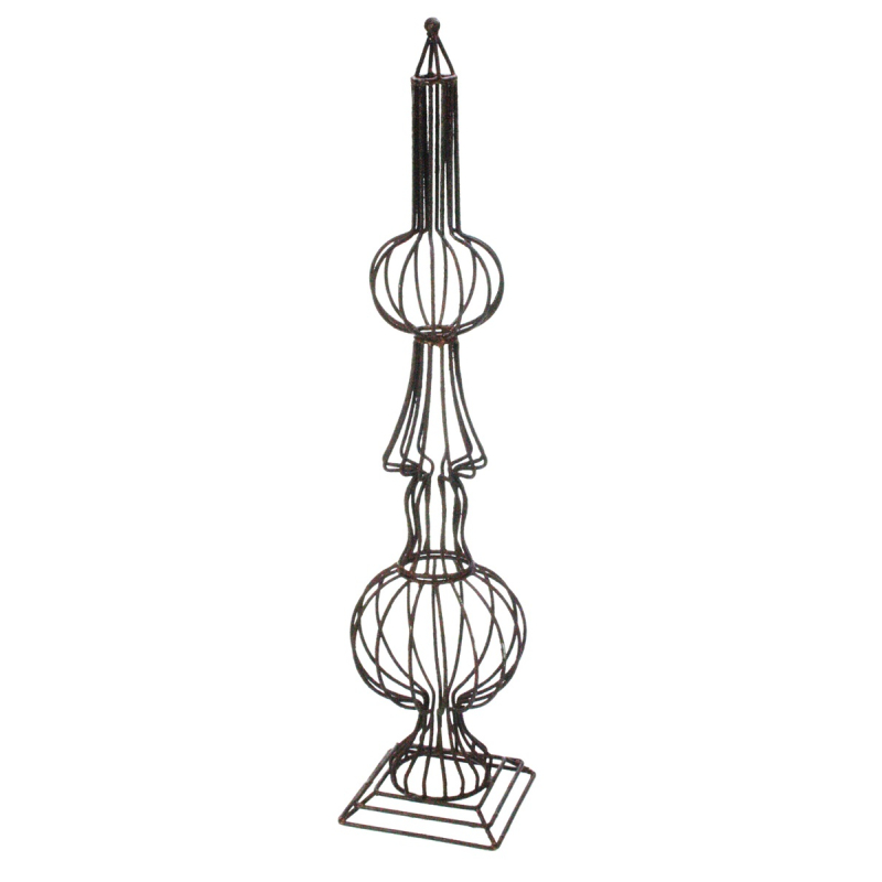 Decoratieve trellis, metaal 11,5x11,5x51cm