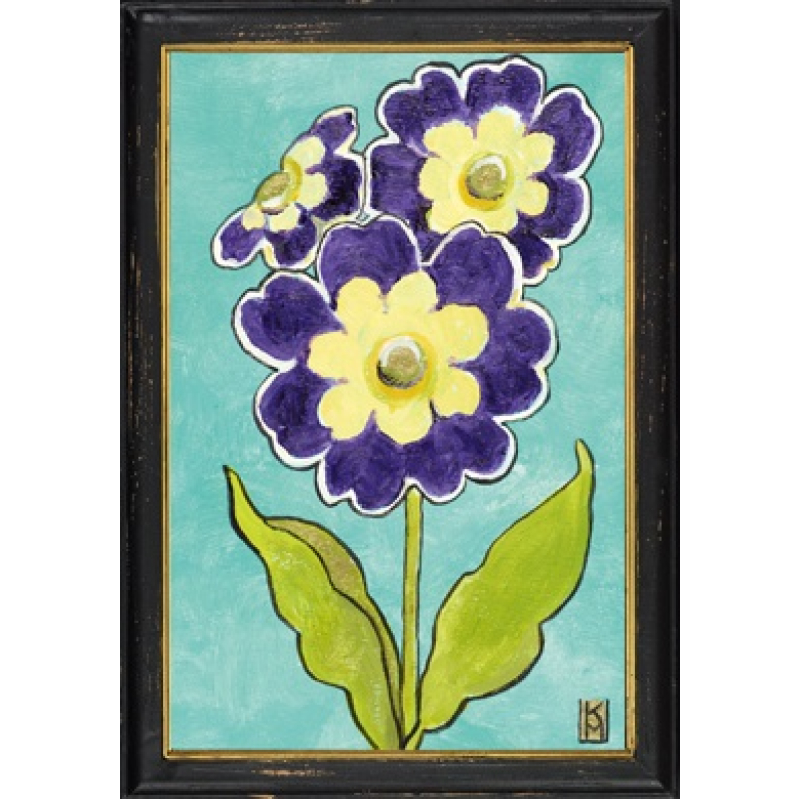 Lijstje hout zwart Primula, 34x23,5cm