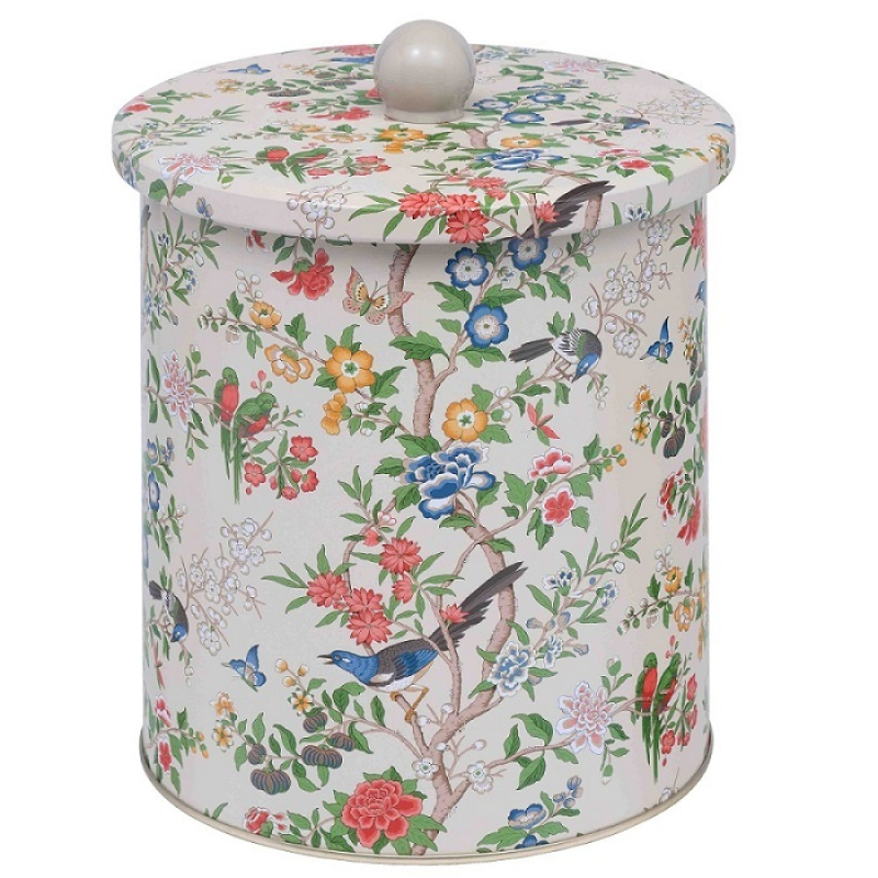 Blik Chinoiserie rond Ø17x17cm