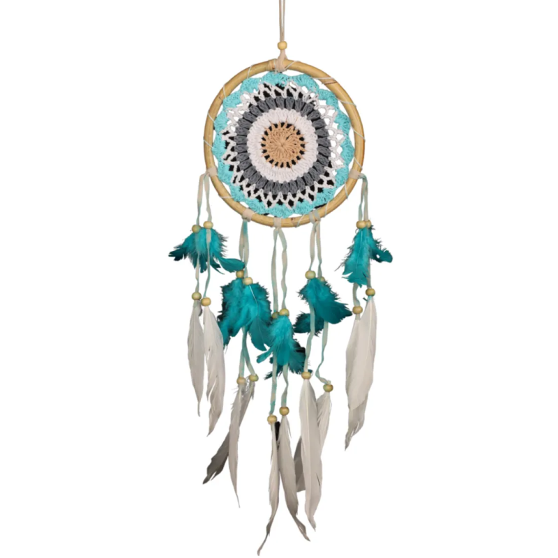 Dromenvanger - 16cm - gehaakt - rotan