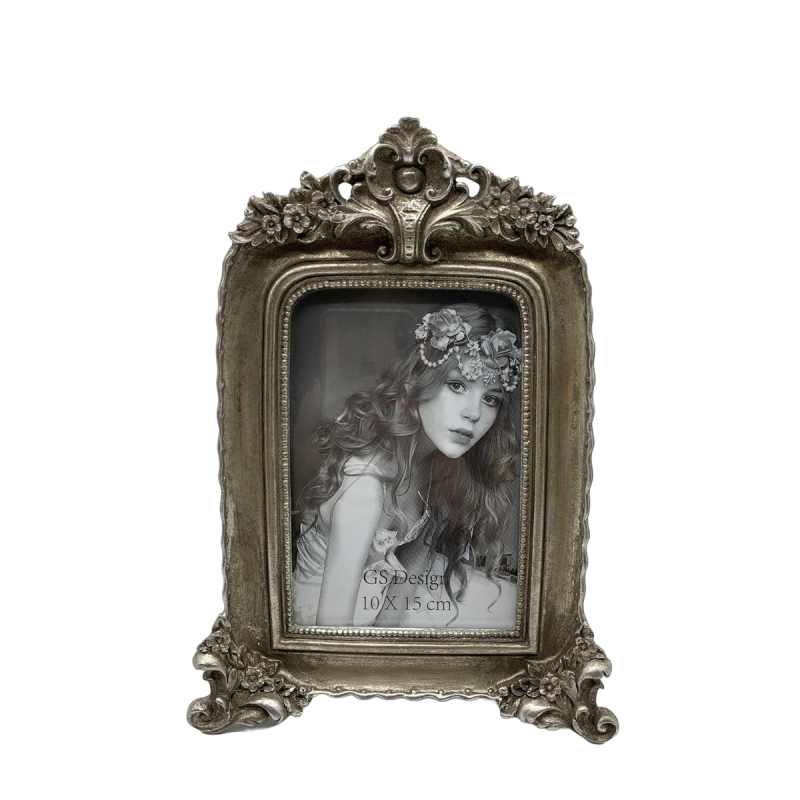 Foto lijstje 10x15 cm Zilverkleurig