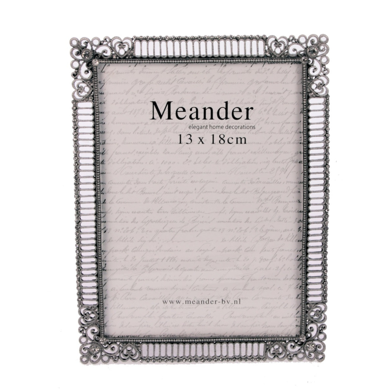 Fotolijstje rechthoekig opengewerkt (17,5x12,5) 21,5x15,5cm