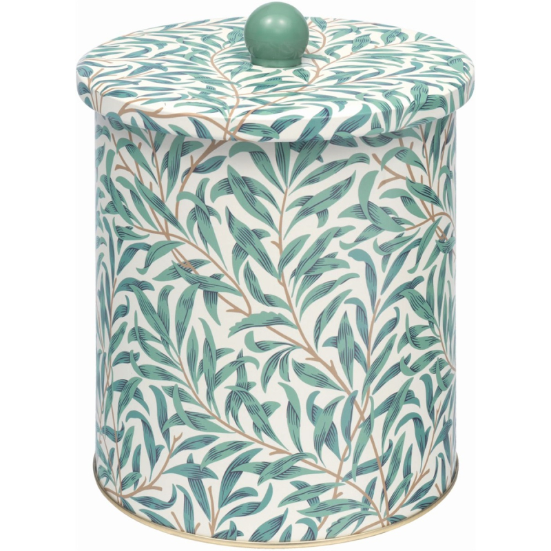 Blik Bladeren, groen Ø16,5x17,5cm