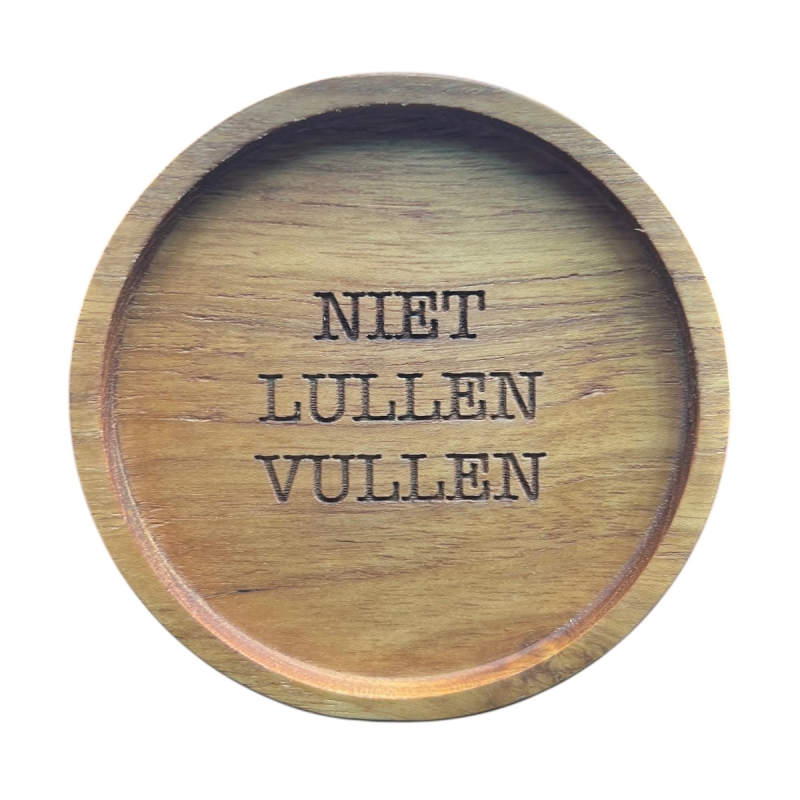 Onderzetter Caite Niet lullen rond hout dia 10 cm