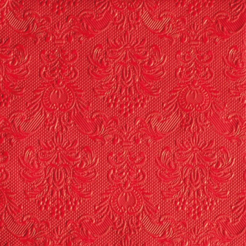 Servetten "Elegance red" 33x33 cm