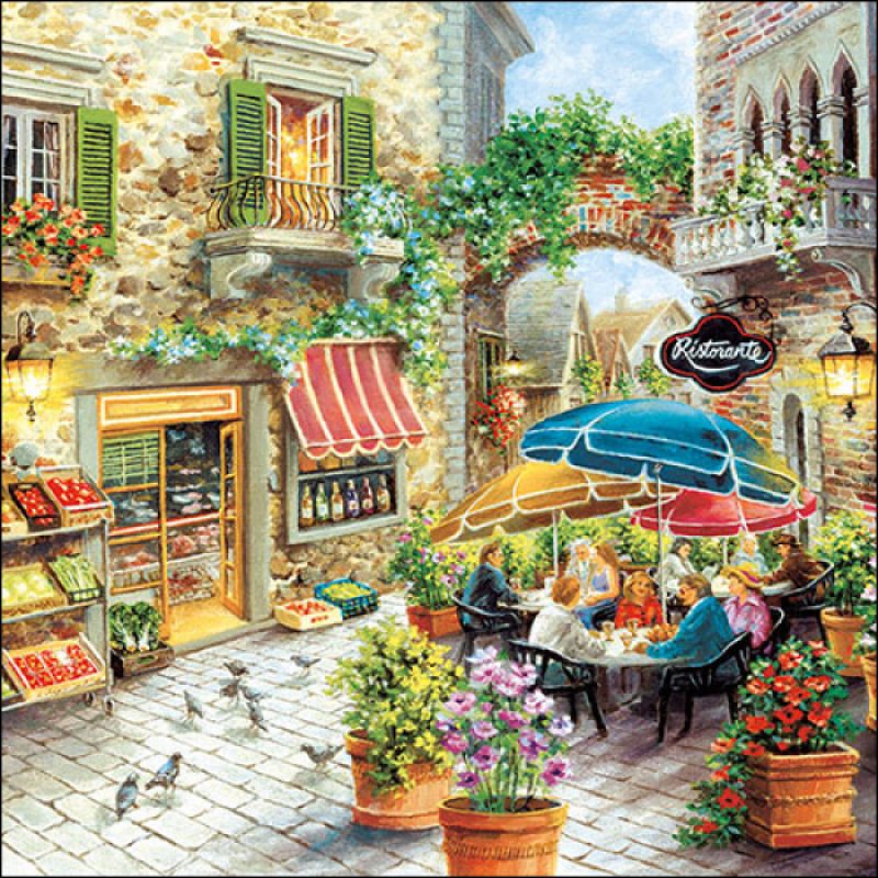 Servetten "Ristorante" 33x33 cm