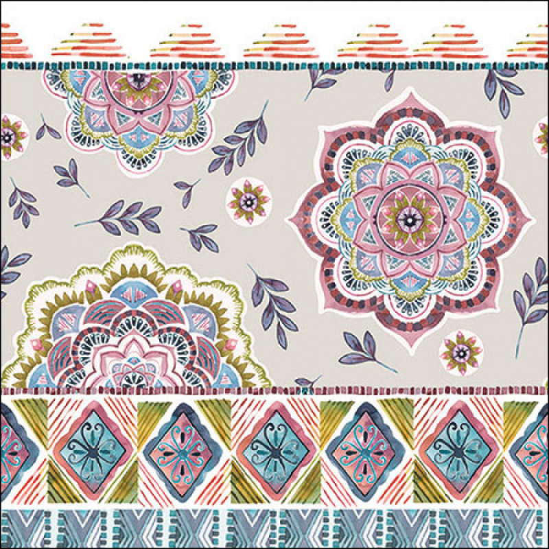 Servetten "Boho sand" 33x33 cm